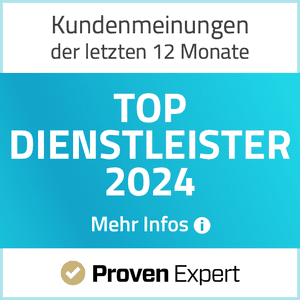 ARISTRA Auszeichnung von ProvenExpert Top Dienstleister 2024